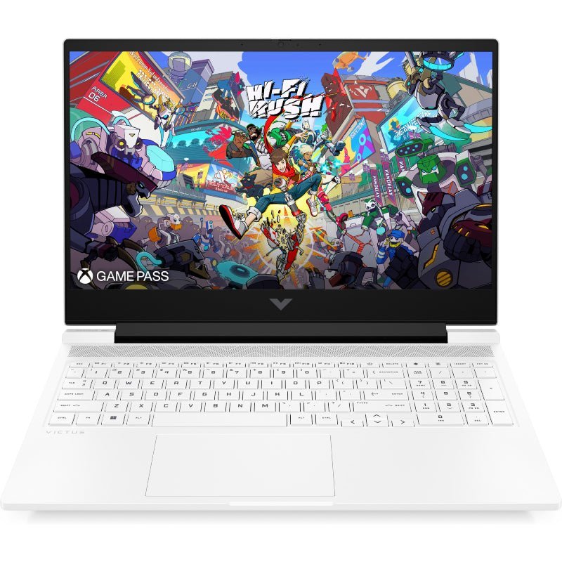 HP Victus Gaming Laptop 16-R1050NE - 16.1" FHD / i7 / 16GB / 512GB (NVMe M.2 SSD) / RTX 4070 8GB VGA / DOS (Without OS) / 1YW / Ceramic White - Laptop