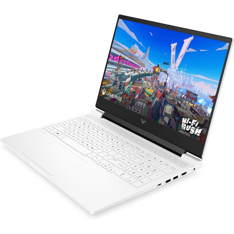 HP Victus Gaming Laptop 16-R1050NE - 16.1" FHD / i7 / 16GB / 512GB (NVMe M.2 SSD) / RTX 4070 8GB VGA / DOS (Without OS) / 1YW / Ceramic White - Laptop