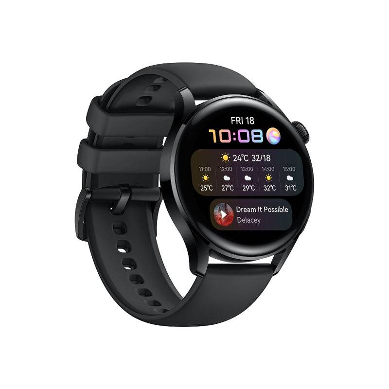 Huawei Watch 3 - 1.43" AMOLED / Bluetooth / Wi-Fi / LTE / Black