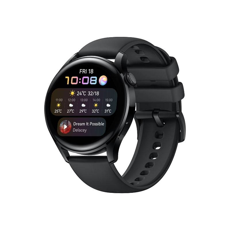 Huawei Watch 3 - 1.43" AMOLED / Bluetooth / Wi-Fi / LTE / Black
