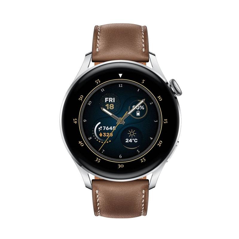 Huawei Watch 3 - 1.43" AMOLED / Bluetooth / Wi-Fi / LTE / Brown