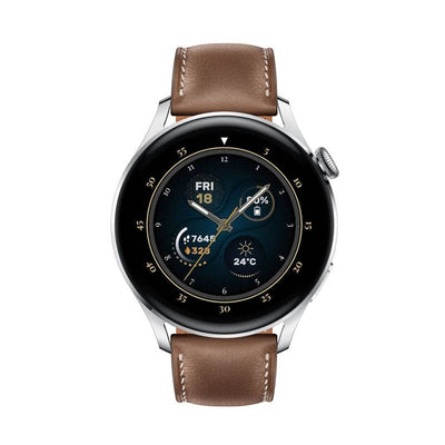 Huawei Watch 3 - 1.43" AMOLED / Bluetooth / Wi-Fi / LTE / Brown