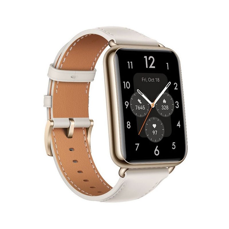 هواوي ساعة فيت 2 كلاسيك إديشن - أموليد 1.74 بوصة / بلوتوث 5.2 / القمر أبيض