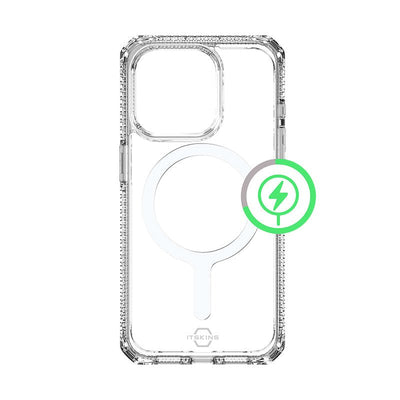 Itskins Hybrid Clear Magsafe Case - Apple iPhone 15 Pro Max / Transparent Accessories > Mobiles & Tablets > Mobiles >