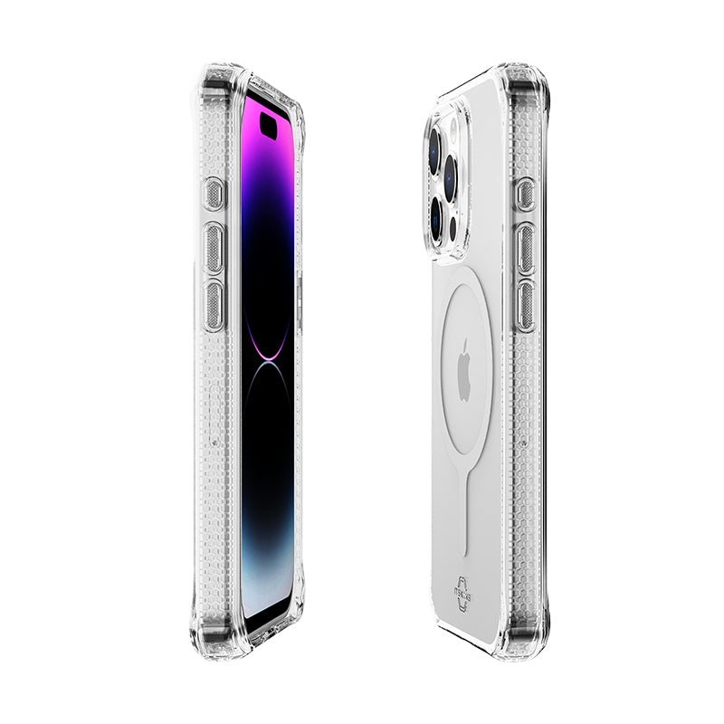 Itskins Hybrid Clear Magsafe Case - Apple iPhone 15 Pro / Transparent Accessories > Mobiles & Tablets > Mobiles >