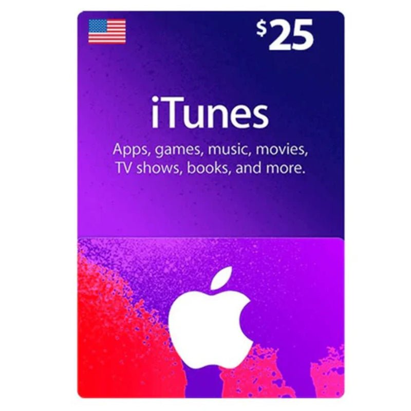 iTunes Gift Card $25 (US) Digital Card