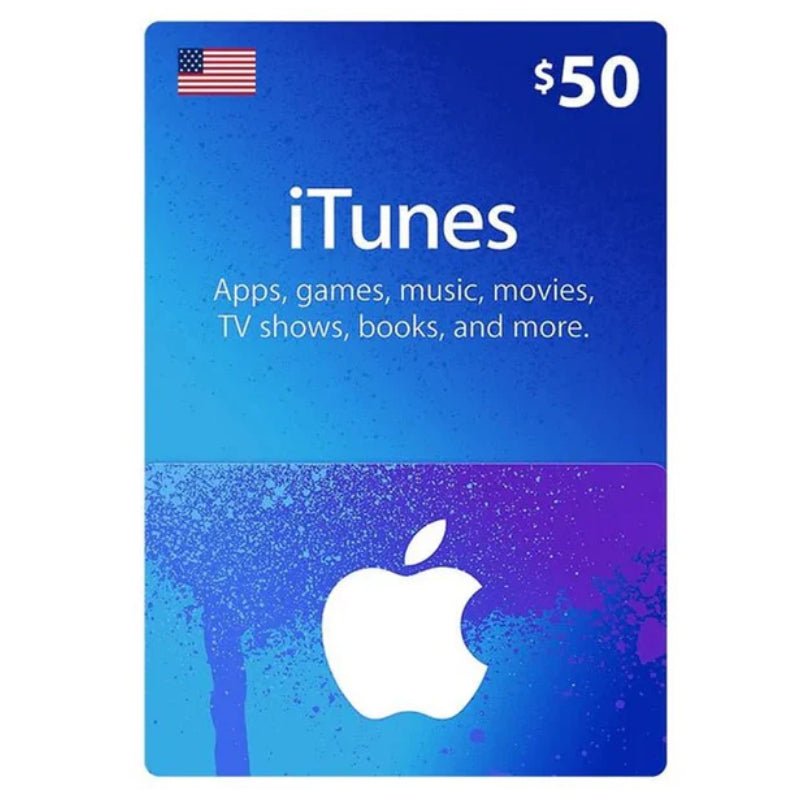 iTunes Gift Card $50 (US) Digital Card