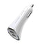 iWalk Dolphin Car Charger With Lightning Cable - USB-3.4A / White