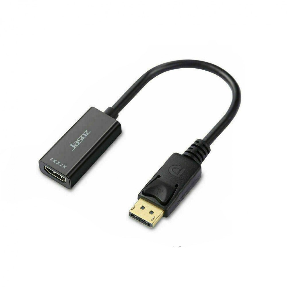 Jasoz Display Port To HDMI Converter - Black