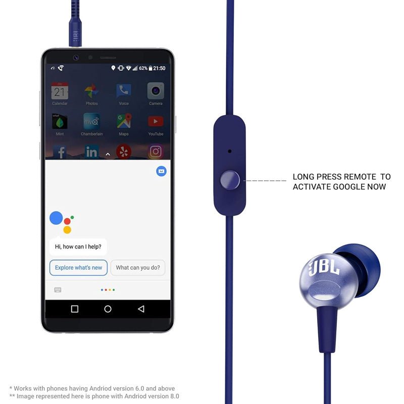 JBL C200 In-ear earphones - Blue