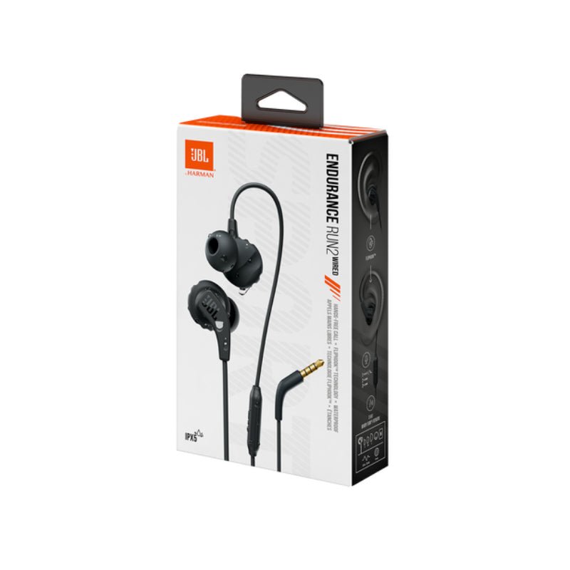 سماعات الأذن JBL Endurance Run 2 بسلك JBL Endurance Run 2 - أسود