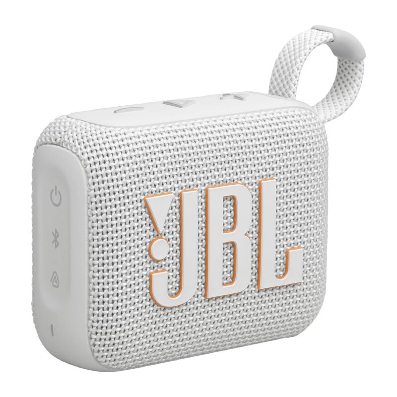 JBL Go 4 Ultra-Portable Bluetooth Speaker - 5.3 / White