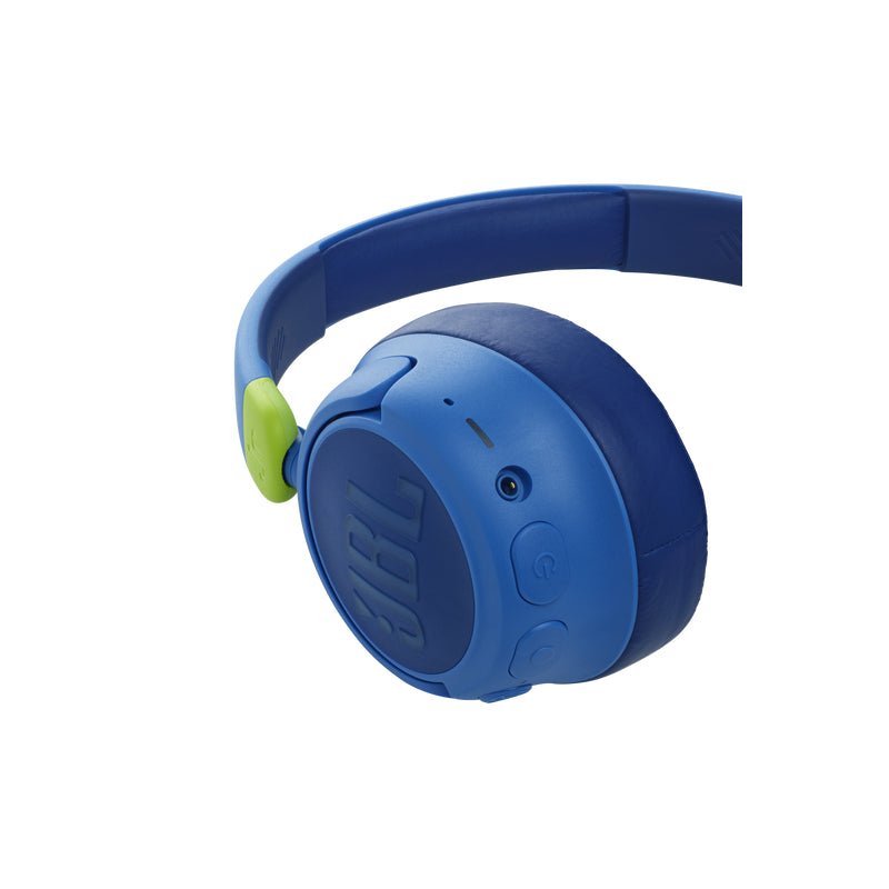 JBL JR 460NC Bluetooth Wireless Kids Headphone - Over-ear / Wireless / Blue