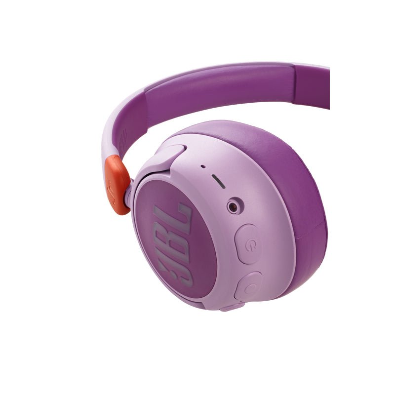 JBL JR 460NC Bluetooth Wireless Kids Headphone - Over-ear / Wireless / Pink