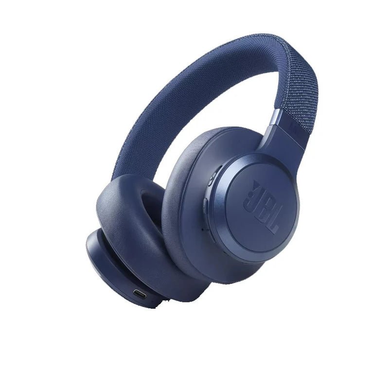 JBL Live 660NC Wireless Over-Ear Bluetooth Active Noise Cancelling Headphones - Blue