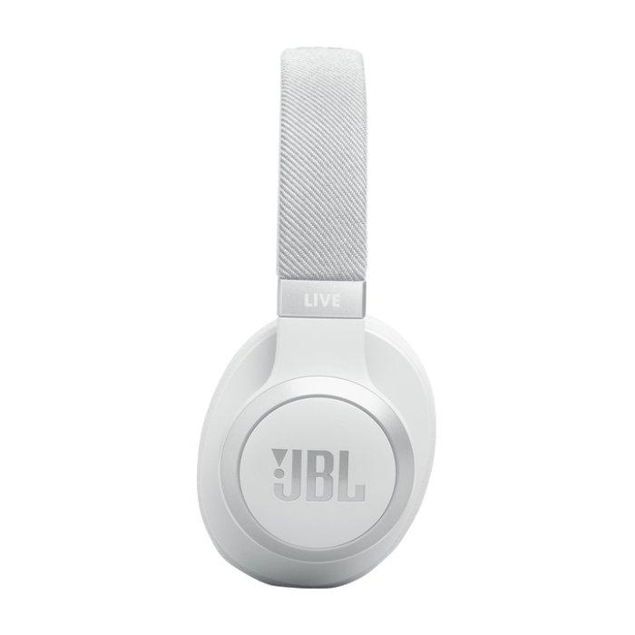 JBL Live 770NC Wireless Noise Cancelling Headphone - Over-ear / Wireless / White