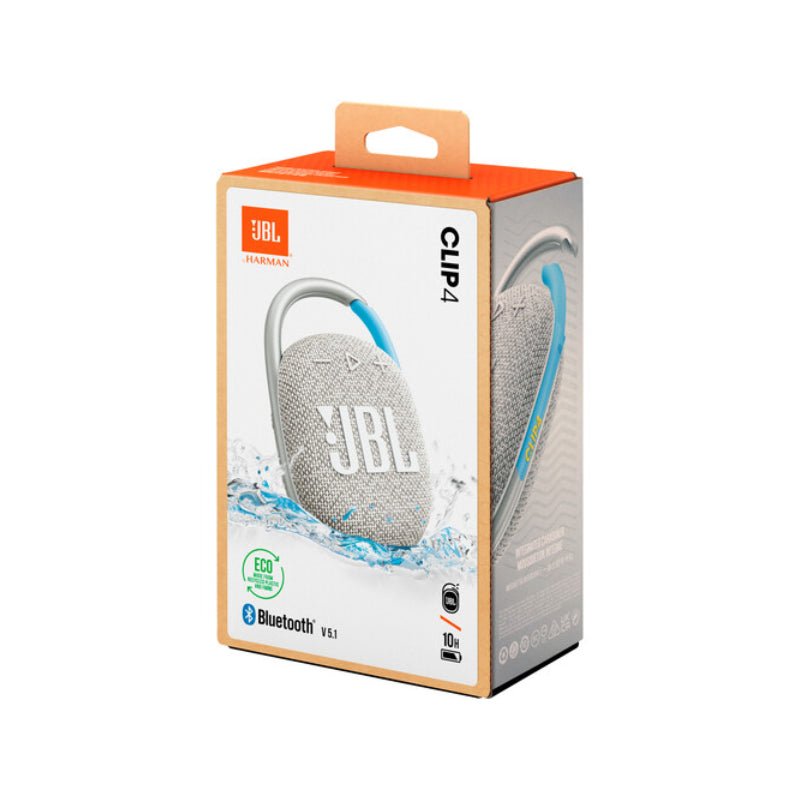 JBL Portable Bluetooth Speaker Clip 4 - Cloud White