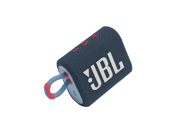 JBL Portable Bluetooth Speaker Go 3 - Blue/Pink