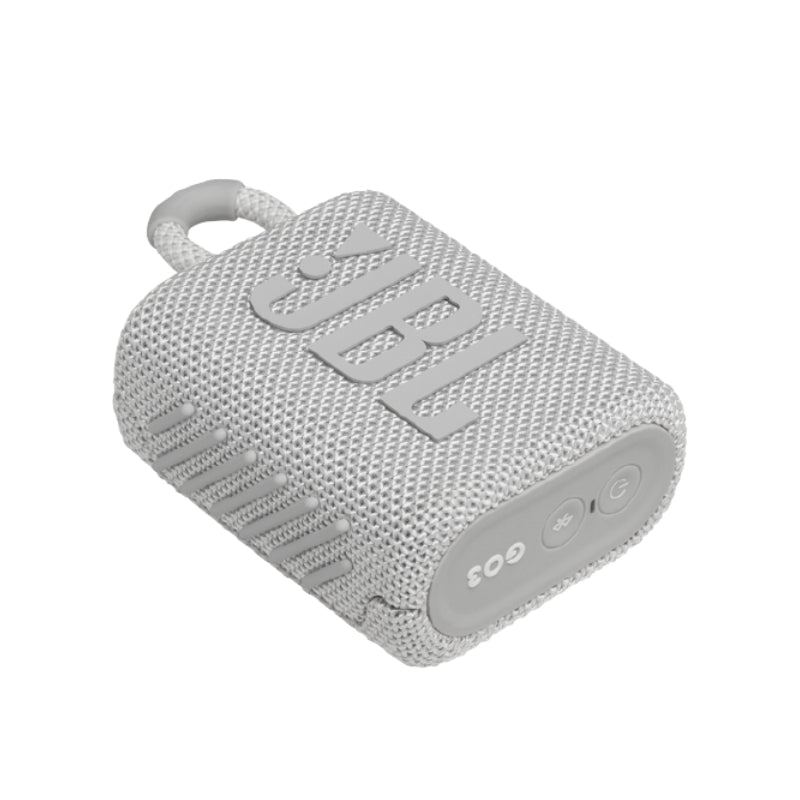 JBL Portable Bluetooth Speaker Go 3 - White