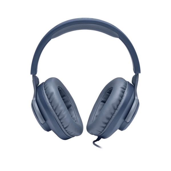 JBL Quantum 100 Wired Over-Ear Gaming Headphones - Blue