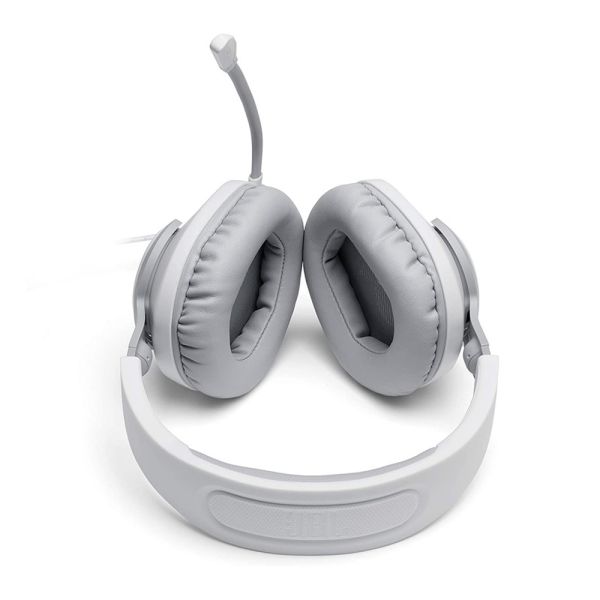 JBL Quantum 100 Wired Over-Ear Gaming Headphones - White