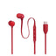 JBL Tune 310C USB-C Headphones - In-ear / Wired / Red