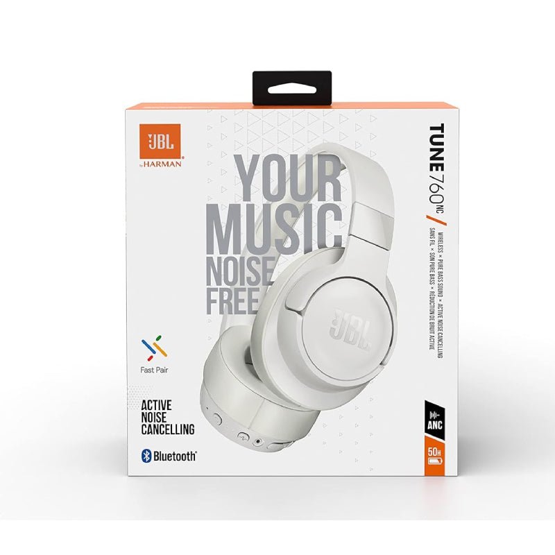 JBL Tune 760NC لاسلكي سماعة رأس  JBL Tune 760NC لاسلكي  - ANC / 5.0 / أبيض