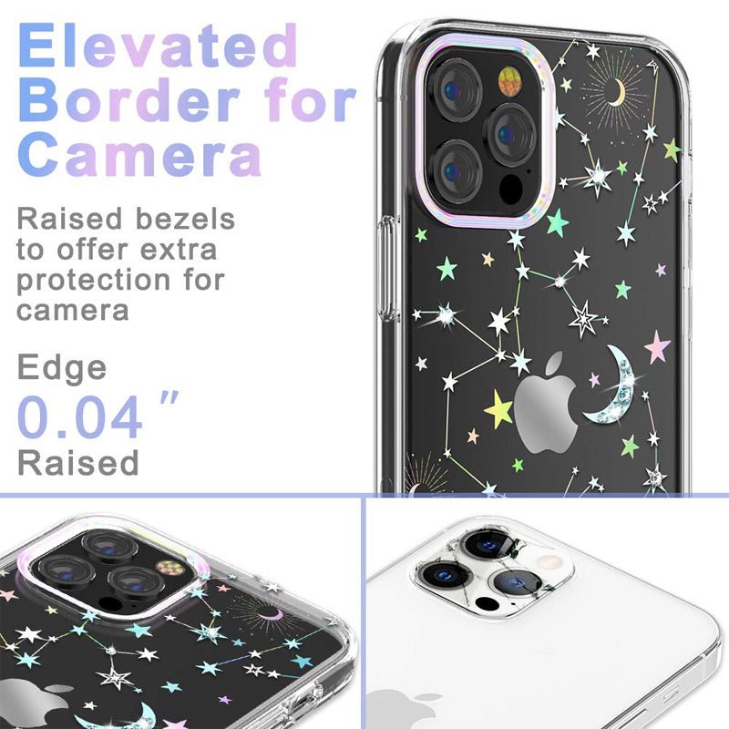 Kingxbar Case For iPhone 12 & 12 Pro - Starry Sky