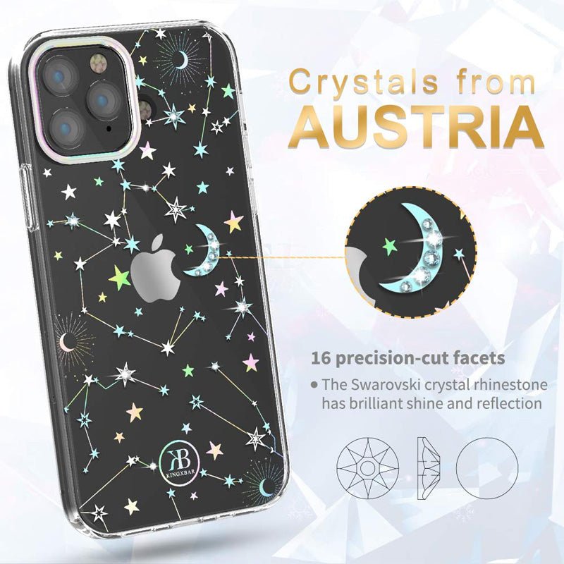 Kingxbar Case For iPhone 12 & 12 Pro - Starry Sky