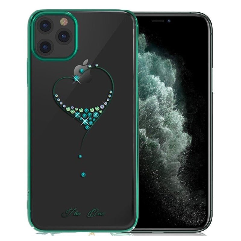 Kingxbar Swarovski Case - Apple iPhone 11 Pro / Heart Green