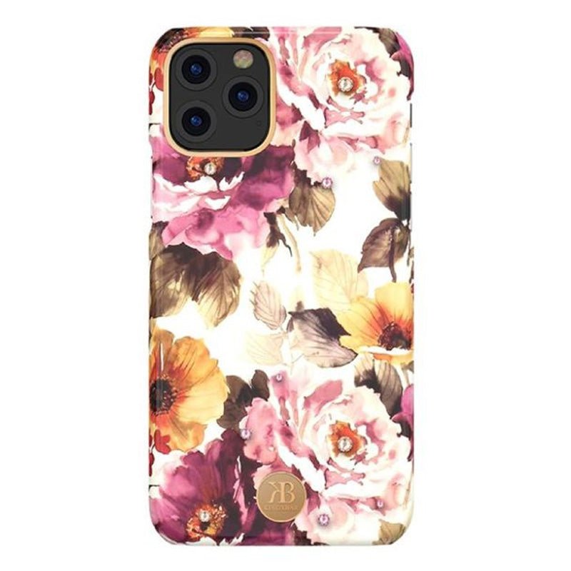 Kingxbar Swarovski Case - iPhone 11 Pro / Flora Pink