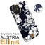 Kingxbar Swarovski Case - iPhone 11 Pro / Floral Black