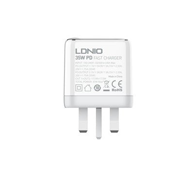 Ldnio 35W Dual USB-C Super Fast Charging