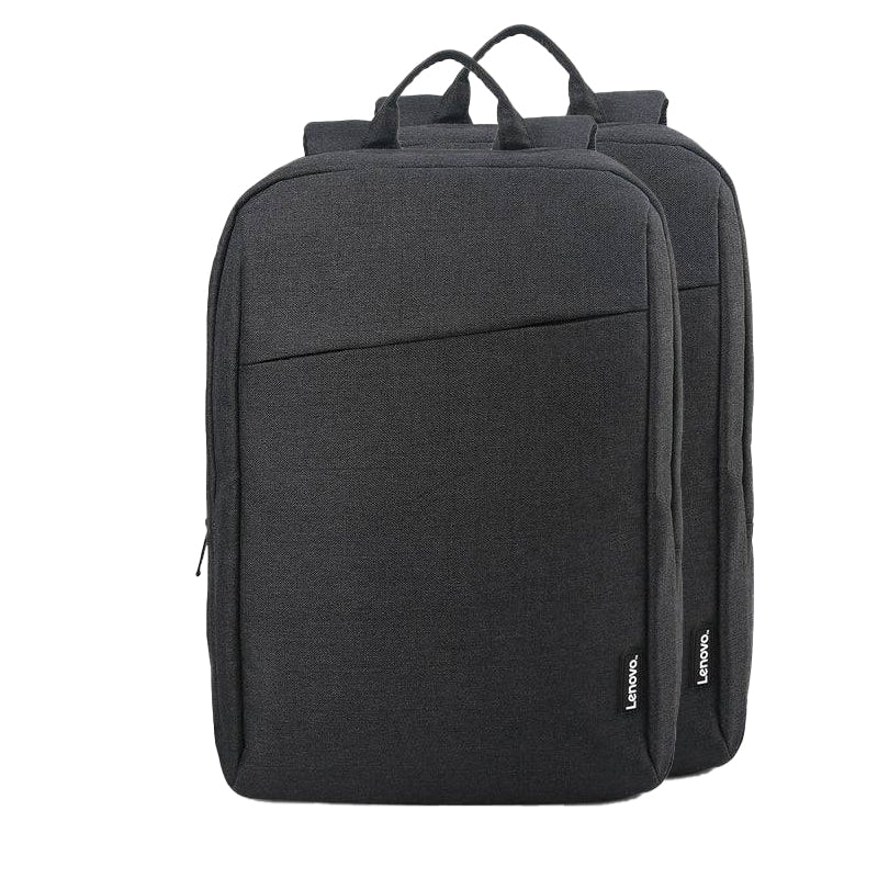 Lenovo B210 Casual Backpack - 15.6-inch / Charcoal Black - Laptop Bag / Pack Of 2