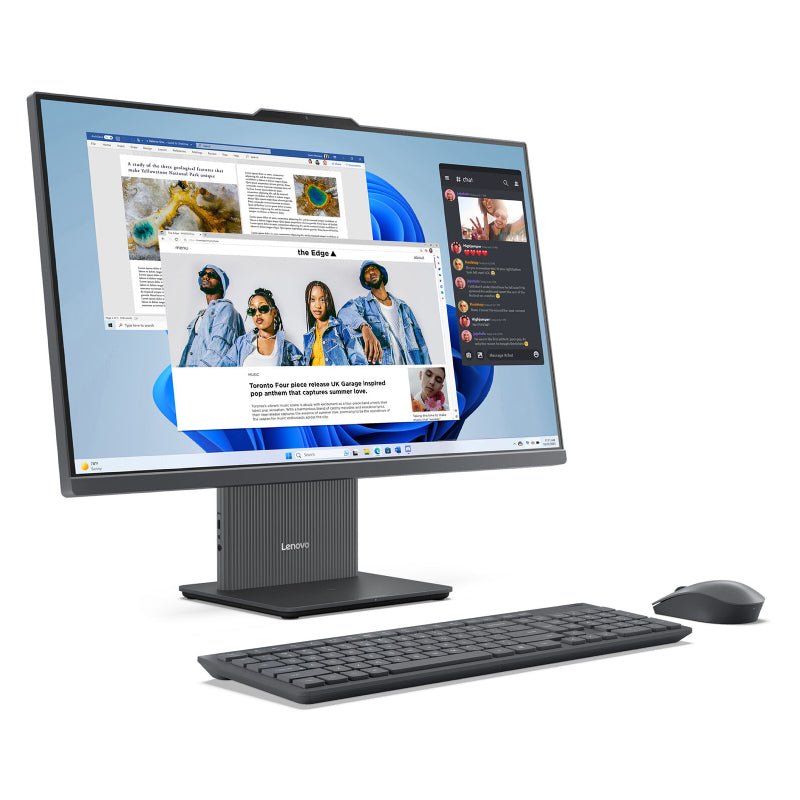 Lenovo IdeaCentre 27 Gen 9 AIO PC - i7 / 16GB / 1TB (NVMe M.2 SSD) / 27" FHD Non-Touch / DOS (Without OS) / Arabic/English / 1YW / Luna Grey - Desktop