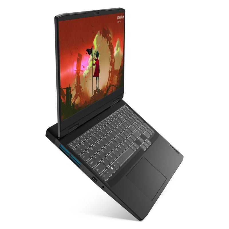 Lenovo IdeaPad Gaming 3 Gen 7 - 15.6" FHD / AMD Ryzen 5 / 16GB / 1TB (NVMe M.2 SSD) / RTX 3050 4GB VGA / Win 11 Home / 1YW / Arabic/English / Onyx Grey - Laptop