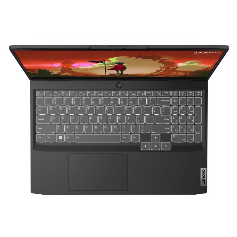 Lenovo IdeaPad Gaming 3 Gen 7 - 15.6" FHD / AMD Ryzen 5 / 32GB / 512GB (NVMe M.2 SSD) / RTX 3050 4GB VGA / Win 11 Home / 1YW / Arabic/English / Onyx Grey - Laptop