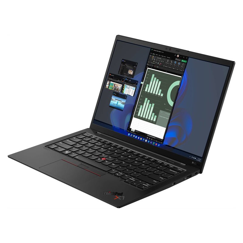 Lenovo ThinkPad X1 Carbon (10th Gen) - 14.0" WUXGA / i7-1255U / 16GB / 512GB (NVMe M.2 SSD) / Win 11 Pro / 3YW / Arabic/English - Laptop