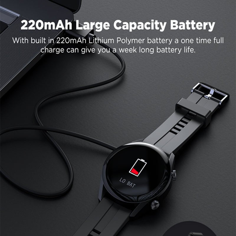Modio MW08 SmartWatch - 1.28’’ / Bluetooth / Black Smart Watches