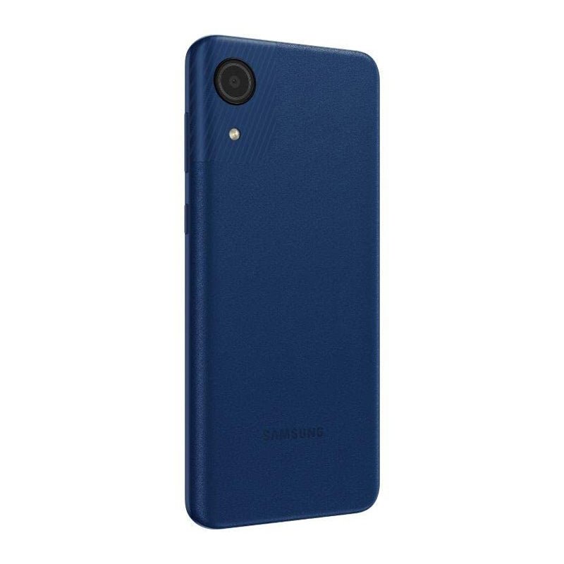 سامسونج جالكسي A03 كور  03 - 32 جيجابايت / 6.5 بوصة HD+ / واي-فاي / 4جي  أزرق / أزرق - هاتف