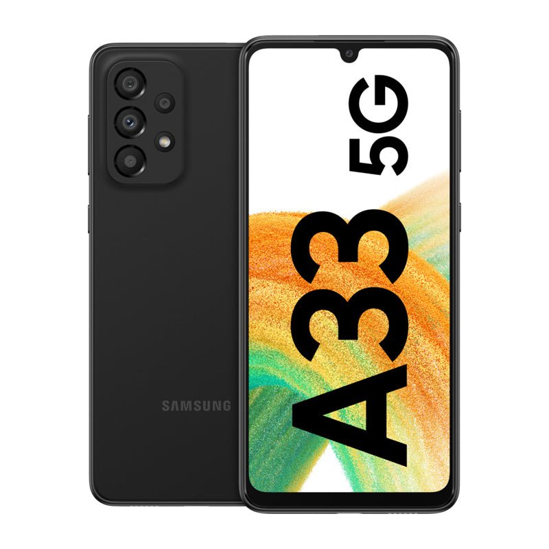 سامسونج جالكسي A33 - 128 جيجابايت / 6.4" كاملة الوضوح+ / واي-فاي / 5G / أسود مدهش - هاتف