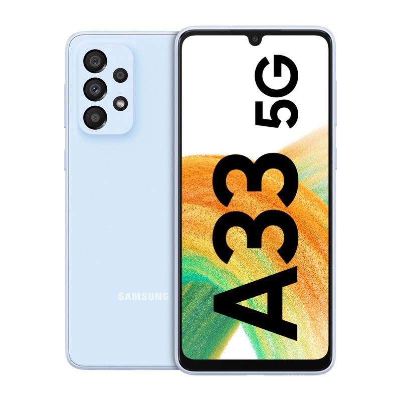 سامسونج جالكسي A33  - 128 جيجابايت / 6.4" كاملة الوضوح+ / واي-فاي / 5G / أزرق - هاتف