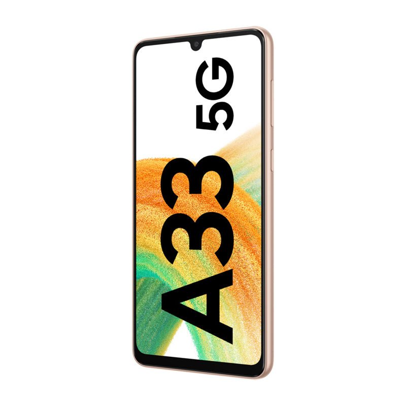 Samsung Galaxy A33 - 128GB / 6.4’’ FHD + / Wi-Fi / 5G / Awesome Peach - Mobile Mobiles & Tablets > Mobiles > Offer Zone
