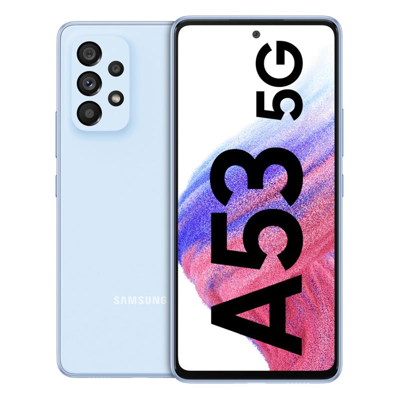 سامسونج جالكسي A53 - سعة 256 جيجابايت / 6.5 بوصة سوبر أموليد / واي-فاي / 5جي / أزرق - هاتف