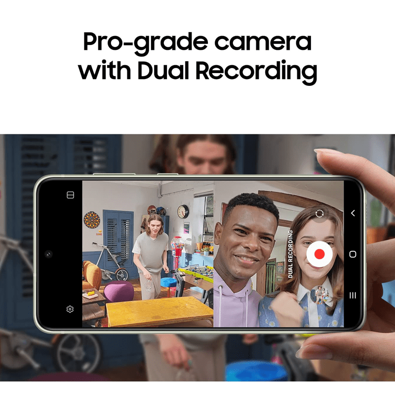 سامسونج جالكسي S21 FE - 128 جيجابايت / 6.4 بوصة سوبر أموليد / واي-فاي / 5G / أبيض - هاتف