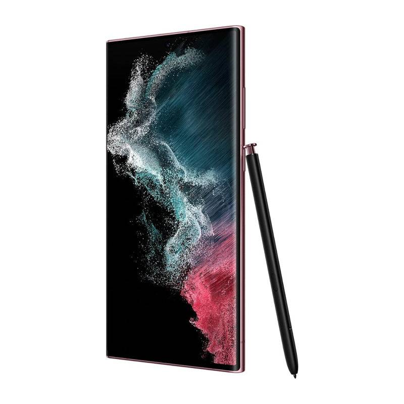 سامسونج جالكسي S22 ألترا - 256 جيجابايت / 6.8" ديناميكي أموليد 2X / واي-فاي / 5G /بورجندي- هاتف