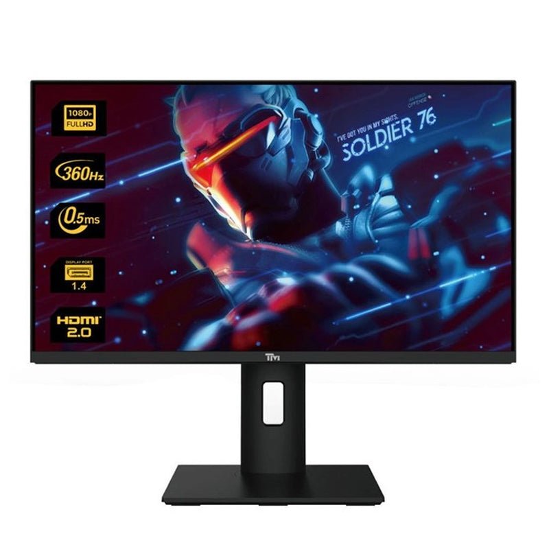 Twisted Minds 27" QHD IPS Panel Gaming Monitor / 165Hz Refresh Rate / 1ms Response Time / LED Backlight / 16:9 Aspect Ratio / 100% sRGB / DCIP3 / HDMI 2.0 - Black