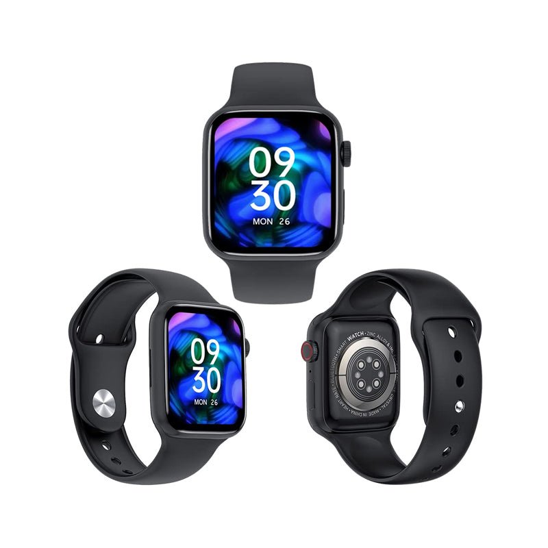V52 Square SmartWatch - 45mm / Bluetooth 5.2 / Black