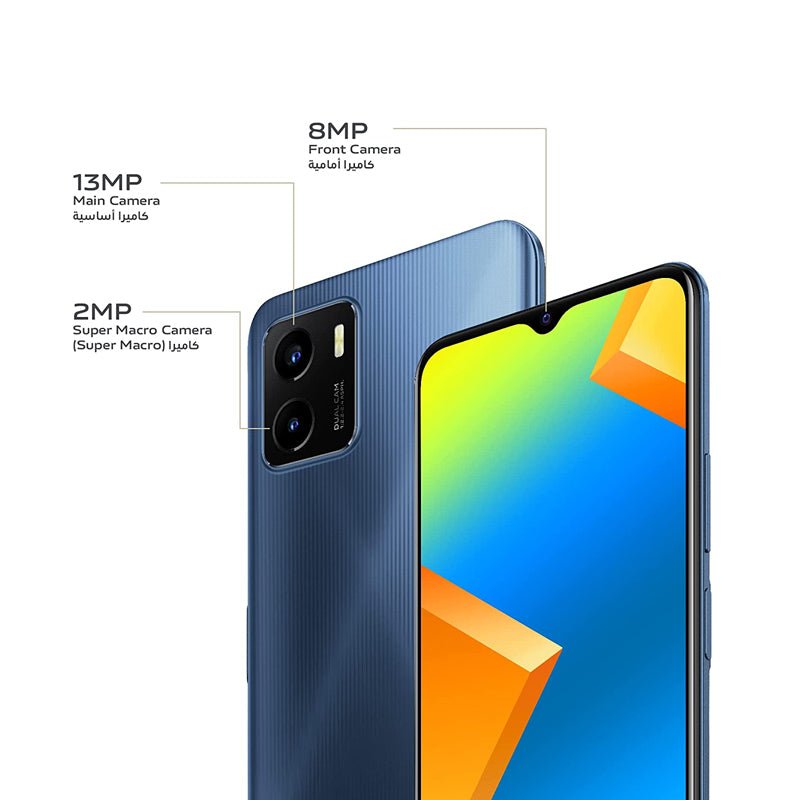 Vivo Y15S - 32GB / 6.51" IPS LCD / 4G / Wi-Fi / Mystic Blue - Mobile