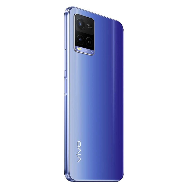 Vivo Y21 - 64 جيجابايت / 6.51" HD+ / 4جي / واي-فاي / Metallic أزرق - هاتف